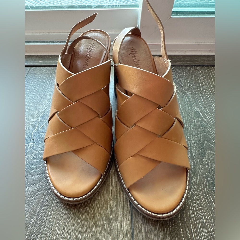 Madewell women’s heeled sandal size 8